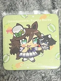 ウマ娘 春も夏もぬいぐるみといっしょ ミスターシービー カツラギエース 缶バッジのサムネイル