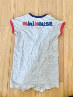 mikiHOUSE ベビー ロンパース サイズ80 グレー/赤/青