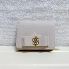 モノグラムリボン二つ折りウォレット