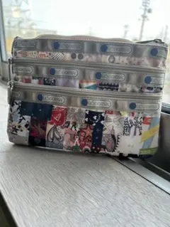 【未使用】レスポ日本上陸30周年記念⭐︎3ジッパーポーチ