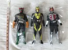 仮面ライダー　ソフビ　食玩　3体