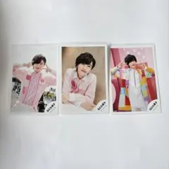 なにわ男子 道枝駿佑 個人 2021 初心LOVE 公式写真 オフショ 3枚