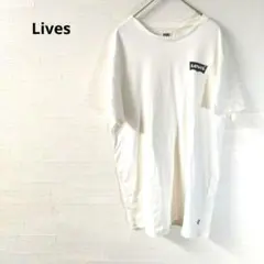 リーバイス　Tシャツ　半袖　白　ロゴプリント　М