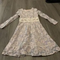 韓国風ワンピースドレス/結婚式やちょっとしたパーティに