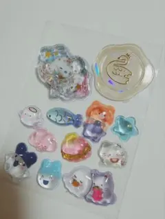 ⑭ シマエナガ ウォーターシール シールいろいろ おすそ分け