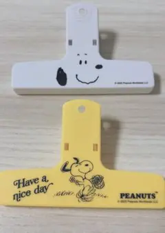 PEANUTS スヌーピー クリップ 2個セット