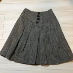 ツイードフレアスカート