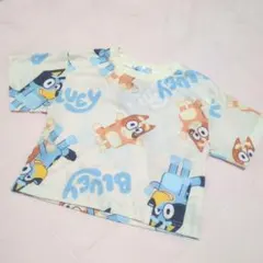 【新品タグ付き】ブルーイ　Tシャツ　90センチ　オフホワイト　ビンゴのサムネイル