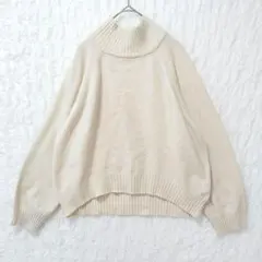 センスオブプレイス アーバンリサーチ オーバーサイズ ハイネック セーター