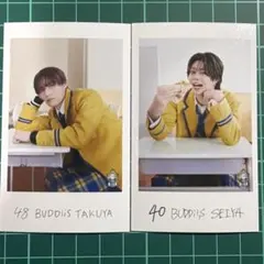 BUDDiiS TAKUYA SEIYA チェキ風写真 2枚セット