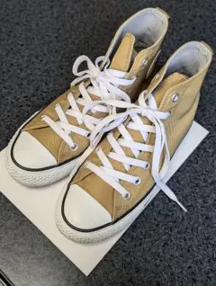 CONVERSE ベージュ ハイカットスニーカー
