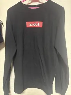 x-girl 黒 長袖Tシャツ Sサイズ