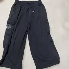 プニュズ ブラック カジュアルカーゴパンツ　4サイズ