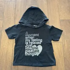 COMME CA ISM フード付きTシャツ 100A