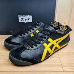 【未使用級】オニツカタイガー MEXICO 66 ブラック×イエロー 26cm