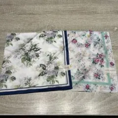 LAURA ASHLEY ハンカチ 2枚セット ローラアシュレイ
