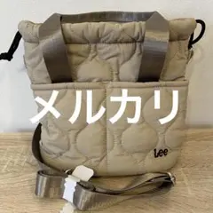 Lee トート　ショルダー　バッグ　キルティング　巾着