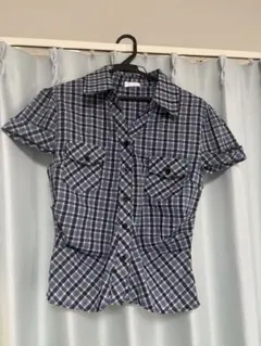 ROCAWEAR ギンガムチェック 半袖シャツ - メルカリ