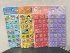 k*n様 たまごっち、サンリオタイルシール 4パックセット