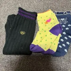 キッズ靴下セット 2足とレッグウォーマー
