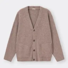 新品未使用 タグ付き GU ブラッシュドアーンカーディガン ニットカーディガン