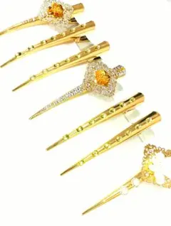 ゴールド ヘアピン 7個セット