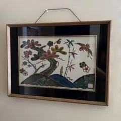 染付 鼠 陶板画 額装 - メルカリ