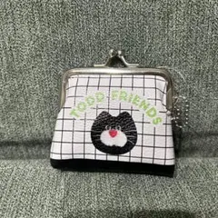 mojojojo PVCがま口ポーチ　黒 猫