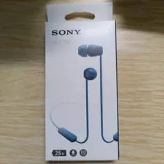 SONY wi c100 ワイヤレスイヤホン ブルー