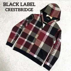 ✨入手困難✨黑標Crestbridge 衛衣 格紋 雙臂Logo M