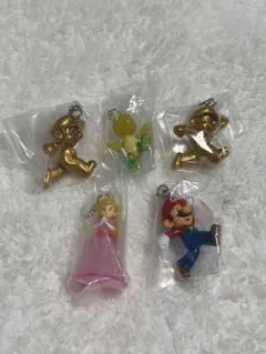 スーパーマリオめじるしアクセサリー マリオ シークレット ピーチ ノコノコ