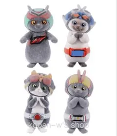 全４種 コンプリート 仮面にゃいだー３ フィギュア ガチャ 仮面にゃいだー Ｄ