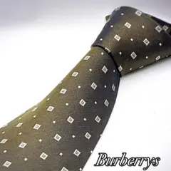BURBERRY Burberrysネクタイメンズビジネス フォーマル総柄シルク