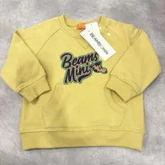 新品★BEAMS mini ベビー キッズ トレーナー イエロー 90
