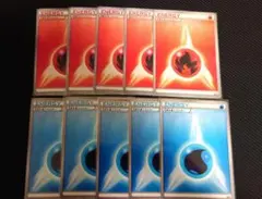 【ポケモンカード】炎エネルギー、水エネルギー5枚セット【ブラックホワイト】