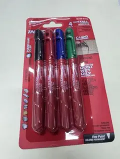 Milwaukee カラーマーカー 4本パック ミルウォーキー