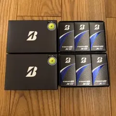 ブリヂストン TOUR B XS　ツアーB ゴルフボール　1ダース　イエロー