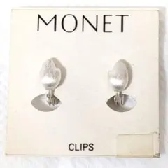 MONET　モネ　イヤリング　クリップ　花　ヴィンテージのサムネイル