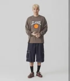 最終セールXLARGE チームロゴロングスリーブティー