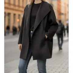 近年 ガリャルダガランテ リバーコート ハーフガウン パイピング ウール