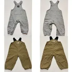 THE NORTH FACE ベビー ロンパース 2点セット フィールドビブ - メルカリ