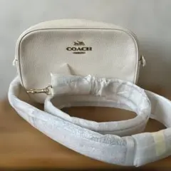 新品 正規品☆COACH ショルダーバッグ ホワイト ショルダーバッグ 