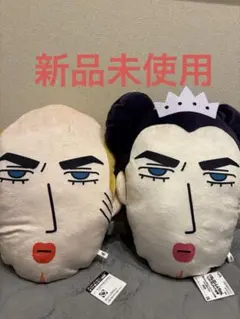 映画クレヨンしんちゃん ヘンダーランドの大冒険 フェイス型ぬいぐるみ 2点セット