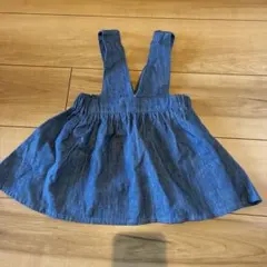 新品未使用　ジャンバースカート　ワンピース　90cm デニム　西松屋