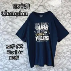 古着 Champion XLサイズ バスケットボールTシャツ チャンピオン