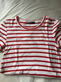 PETIT BATEAU ボーダー 半袖Tシャツ M/18ansのサムネイル