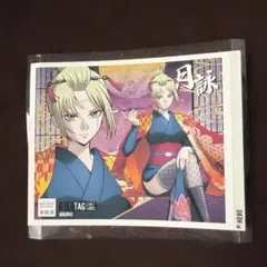 銀魂　吉原大炎上　ラベル缶ステッカー　月詠