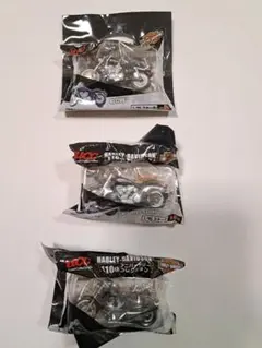 Harley-Davidson XL1200 ミニカー 1/64、３台セットのサムネイル