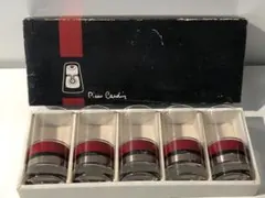 s703 ピエールカルダン ガラスコップ 5個セット グラスセット