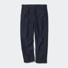 ユニクロ　パンツ　ネイビー